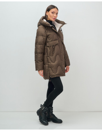 Женский зимний пуховик «Модный», для холодной погоды