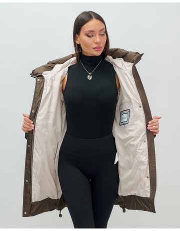 Женский зимний пуховик «Модный», для холодной погоды