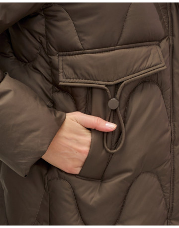 Женский зимний пуховик «Модный», для холодной погоды