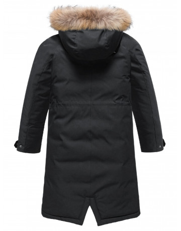 Тёплая детская парка с регулируемой посадкой.