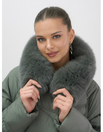 Длинный пуховик премиум-класса для зимы.