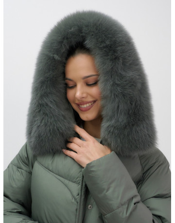 Длинный пуховик премиум-класса для зимы.