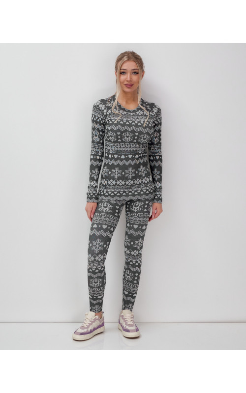 Женское термобельё для осени и зимы, спортивный стиль.