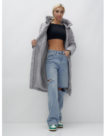 Тёплый женский пуховик с капюшоном