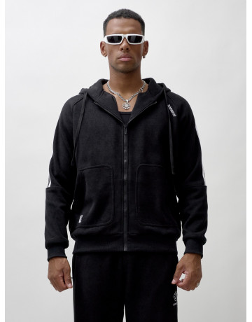 Утеплённый мужской спортивный костюм с начёсом для активных дней.