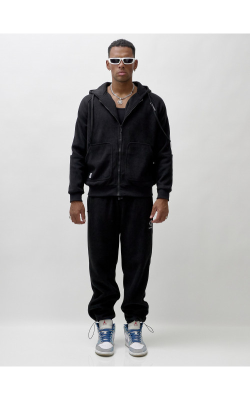 Утеплённый мужской спортивный костюм с начёсом для активных дней.