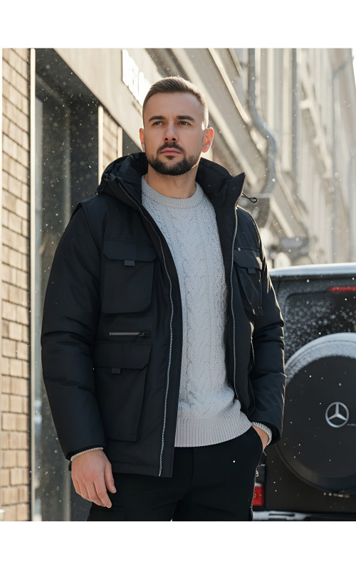 Куртка-жилетка трансформер 2 в 1 для активного отдыха и повседневной носки.