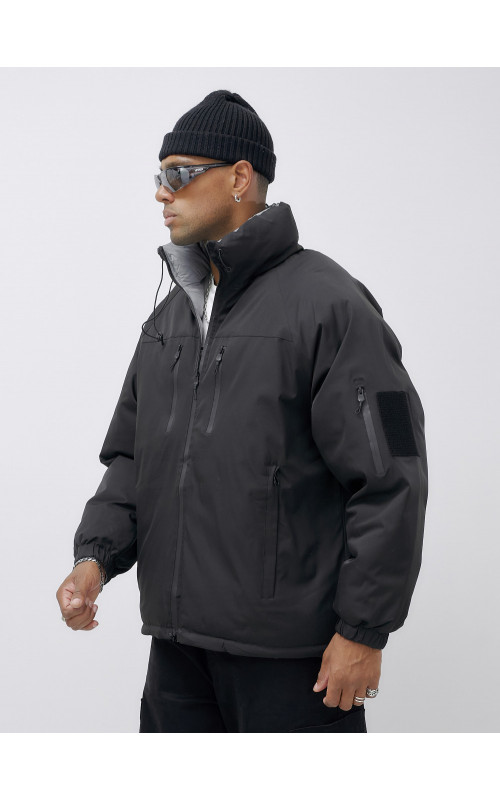 Мужская зимняя двусторонняя куртка для активного отдыха