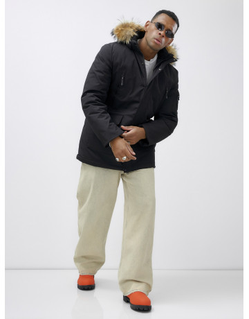 Мужская зимняя парка с мехом: защита от холода и стиль.