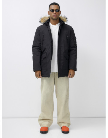 Мужская зимняя парка с мехом: защита от холода и стиль.