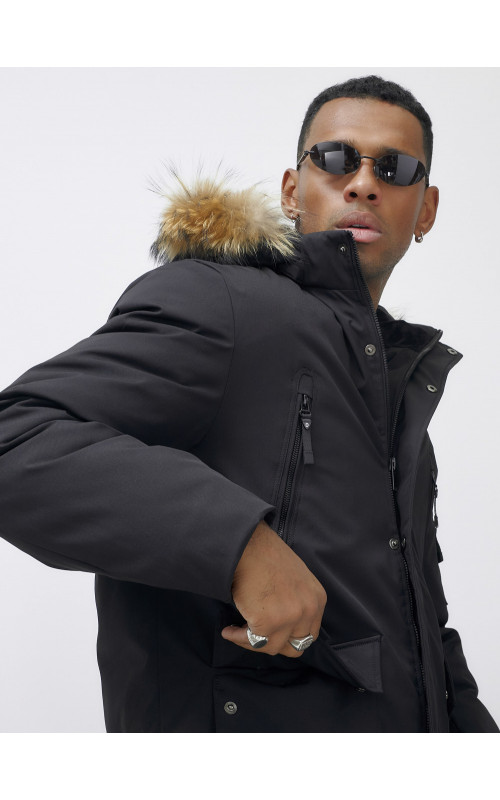 Мужская зимняя парка с мехом: защита от холода и стиль.