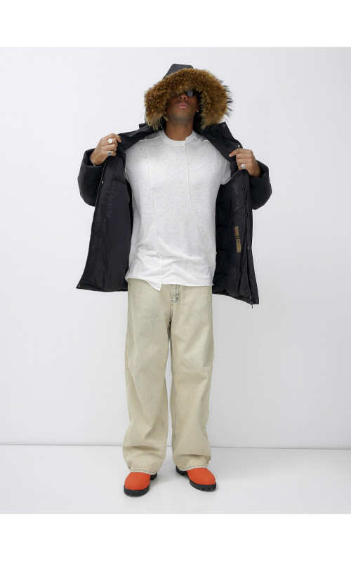 Мужская зимняя парка с мехом: защита от холода и стиль.