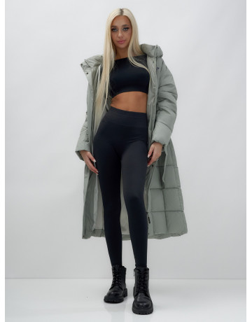 Длинный зимний пуховик для женщин