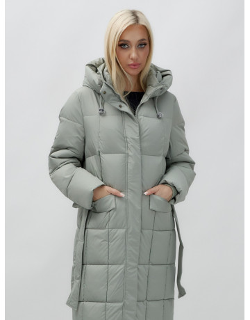 Длинный зимний пуховик для женщин