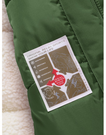 Зимняя парка для девочек Valianly удлиненная с мехом.