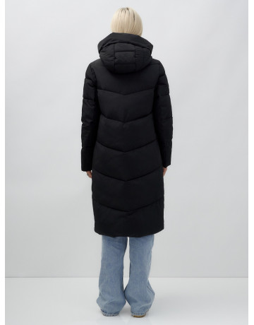 Тёплый женский пуховик с капюшоном