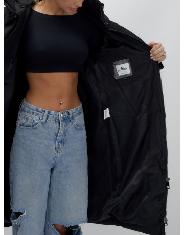 Тёплый женский пуховик с капюшоном