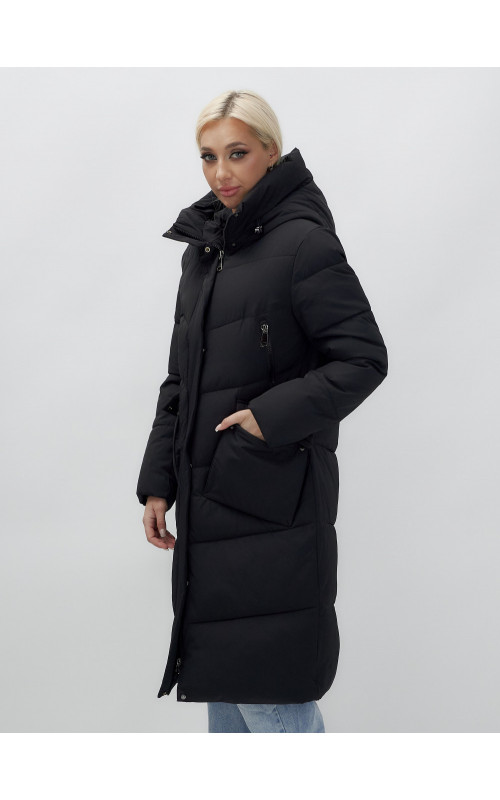 Тёплый женский пуховик с капюшоном