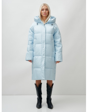 Тёплый женский пуховик летучая мышь.