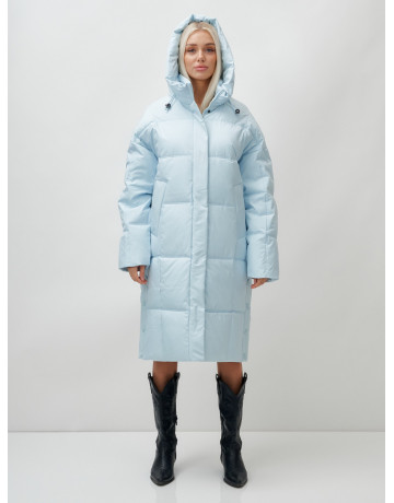 Тёплый женский пуховик летучая мышь.