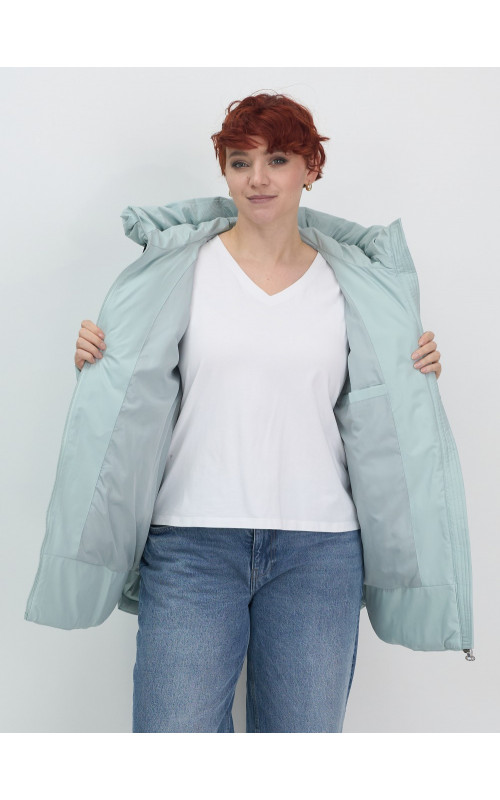 Универсальная утеплённая куртка с капюшоном для женщин осень-зима, свободный покрой.