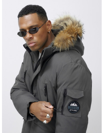 Мужская зимняя парка с мехом — защита и стиль для активного отдыха.