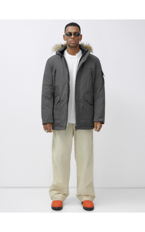 Мужская зимняя парка с мехом — защита и стиль для активного отдыха.