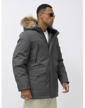 Мужская зимняя парка с мехом — защита и стиль для активного отдыха.