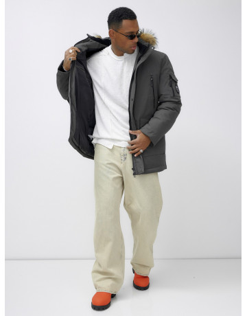 Мужская зимняя парка с мехом — защита и стиль для активного отдыха.