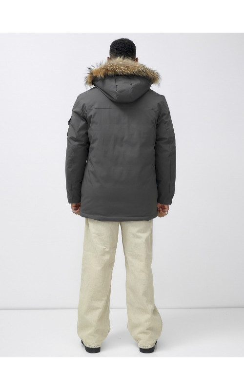 Мужская зимняя парка с мехом — защита и стиль для активного отдыха.