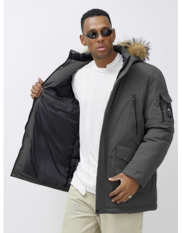 Мужская зимняя парка с мехом — защита и стиль для активного отдыха.