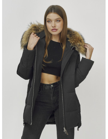 Женская зимняя куртка с мехом.