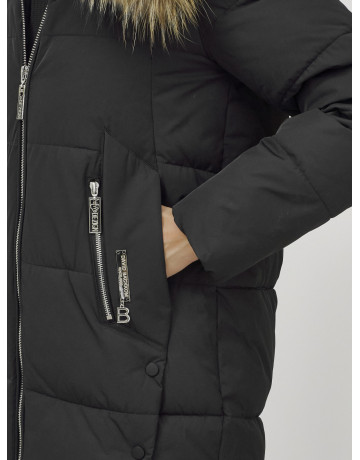 Женская зимняя куртка с мехом.