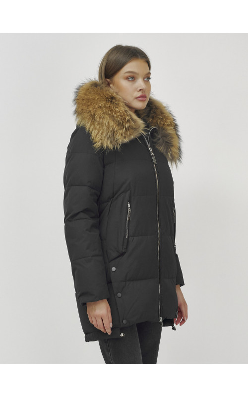Женская зимняя куртка с мехом.