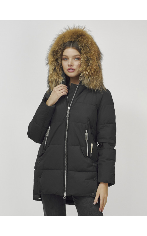 Женская зимняя куртка с мехом.