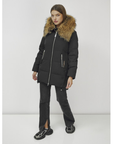 Женская зимняя куртка с мехом.