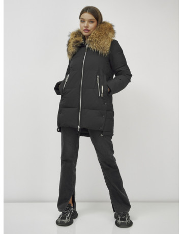 Женская зимняя куртка с мехом.