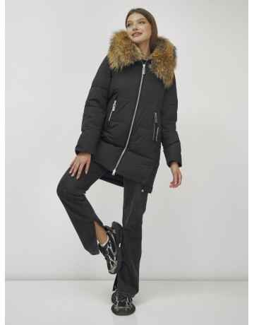 Женская зимняя куртка с мехом.