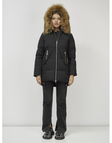 Женская зимняя куртка с мехом.