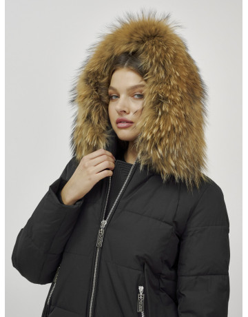 Женская зимняя куртка с мехом.