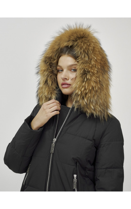 Женская зимняя куртка с мехом.