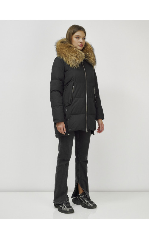 Женская зимняя куртка с мехом.