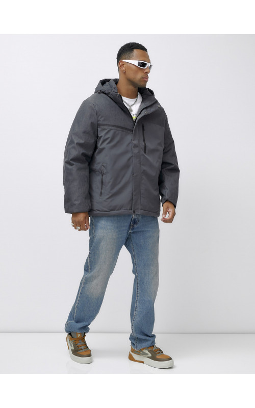 Зимняя куртка мужская больших размеров с утеплителем