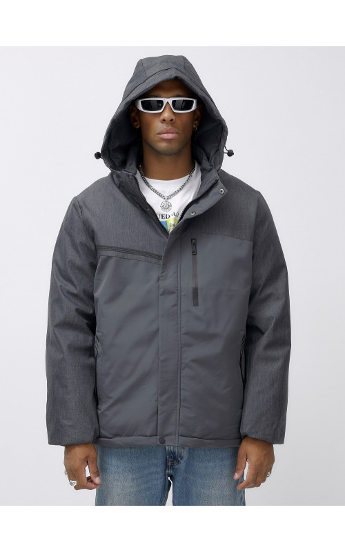 Зимняя куртка мужская больших размеров с утеплителем