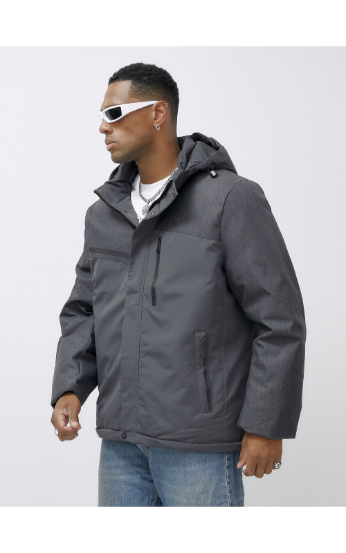 Зимняя куртка мужская больших размеров с утеплителем