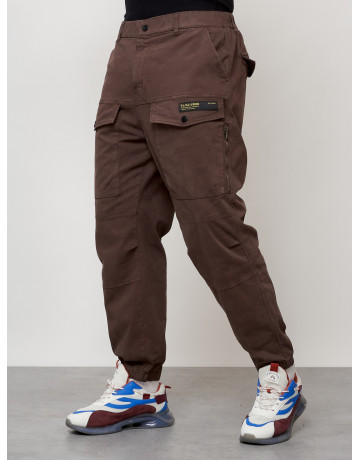 Мужские брюки карго зауженного кроя.