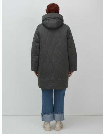 Длинный зимний пуховик для женщин больших размеров