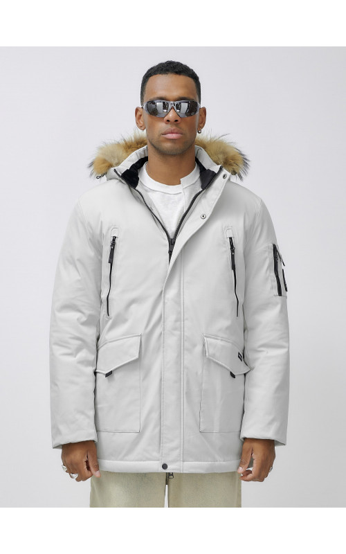 Мужская зимняя парка с натуральным мехом — защита от холода и стиль!