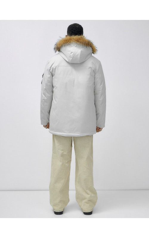 Мужская зимняя парка с натуральным мехом — защита от холода и стиль!