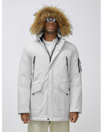 Мужская зимняя парка с натуральным мехом — защита от холода и стиль!